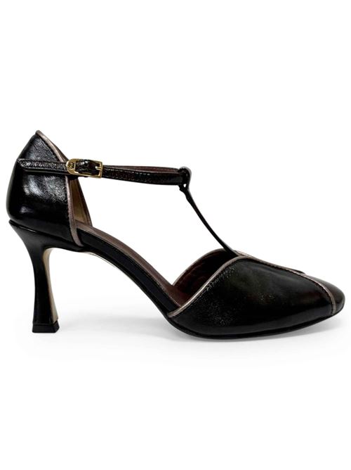 Tanghera in pelle lux moro | L'Arianna TG1660/RT | Made in Italy L'Arianna | EC1660/RT100