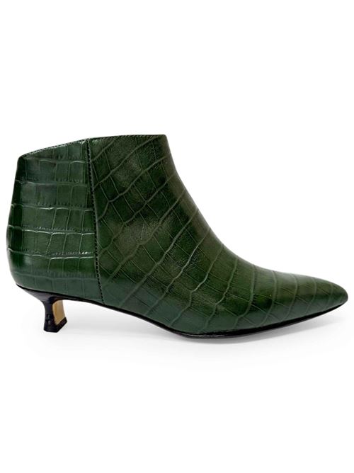 Tronchetto in pelle effetto cocco verde | L'Arianna TR2608/RT | Made in Italy L'Arianna | EC2608/RT005