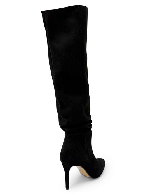 Stivale alto in camoscio nero | L'Arianna ST1175 | Made in Italy L'Arianna | EC1175001