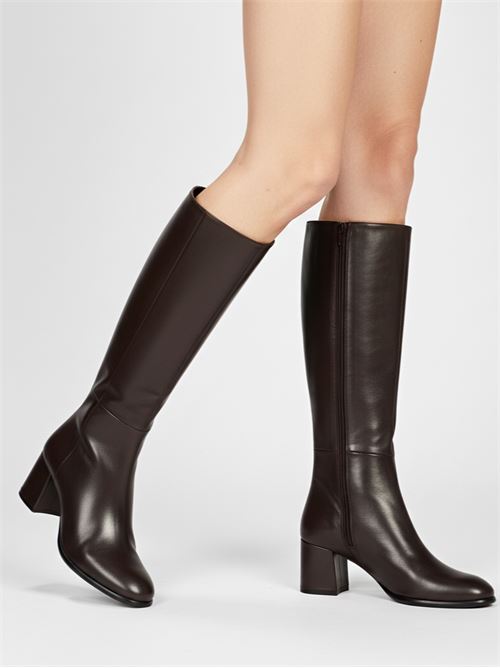 Stivale in pelle testa di moro scuro | L'Arianna ST1585 | Made in Italy L'Arianna | EC1585100