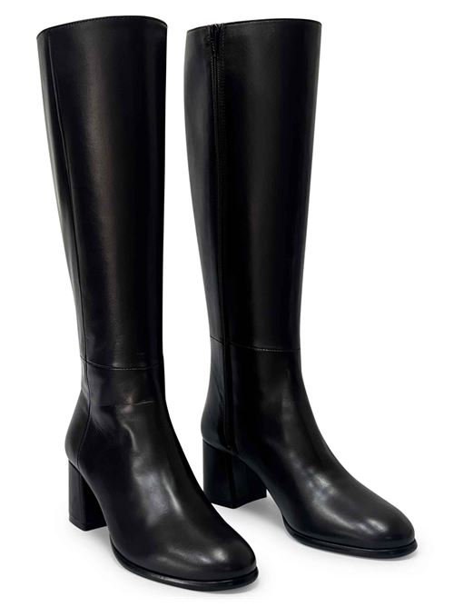 Stivale in pelle testa di moro scuro | L'Arianna ST1585 | Made in Italy L'Arianna | EC1585100