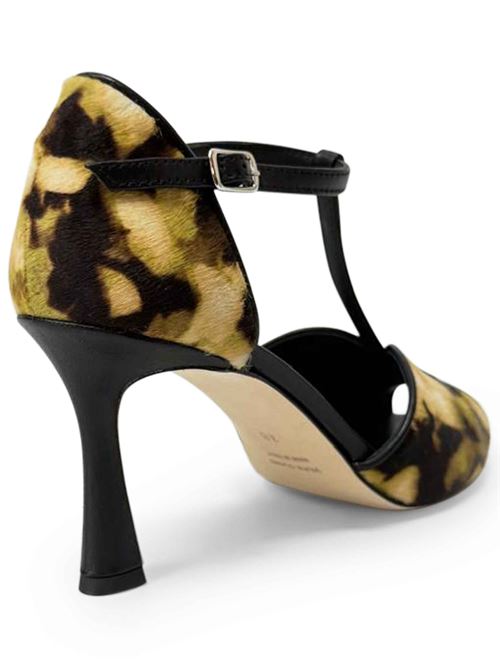 Décolleté in cavallino floreale nero | LArianna SP1612/RT | Made in Italy L'Arianna | EC1612/RT001