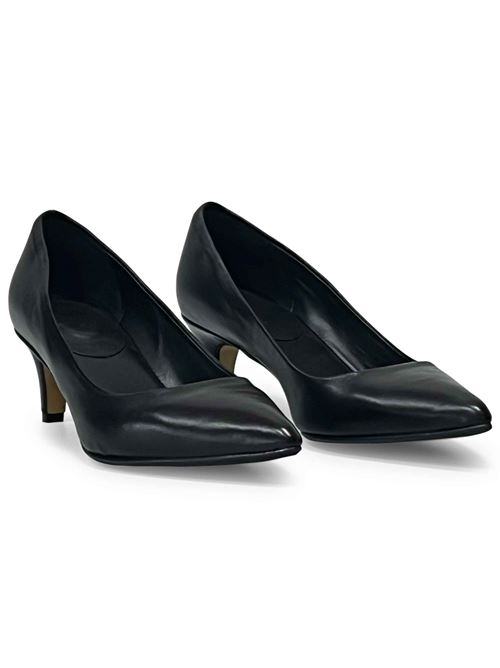 Décolleté in pelle nera | L'Arianna DE1716 | Made in Italy L'Arianna | EC1716001