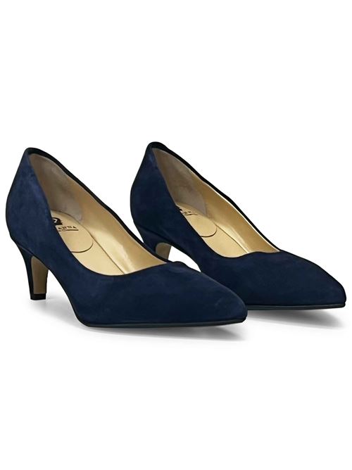 Décolleté in camoscio blu | L'Arianna DE1716 | Made in Italy L'Arianna | EC1716002