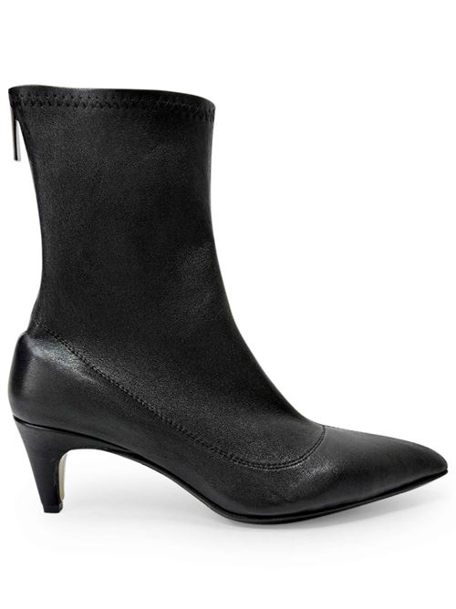 Stivaletto in nappa elasticizzata nera | L'Arianna EL2027 | Made in Italy L'Arianna | EC2027001
