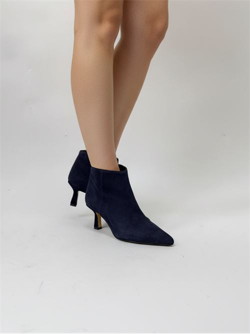 Tronchetto in camoscio abisso | L'Arianna TR2424/RT | Made in Italy L'Arianna | EC2424/RT002