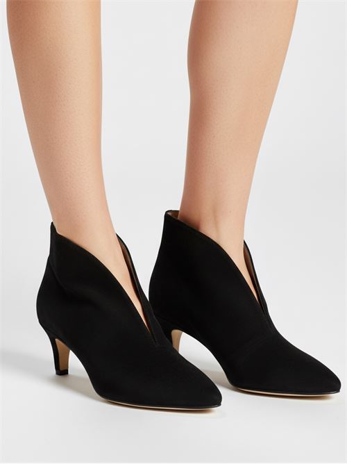 Tronchetto in camoscio nero | L'Arianna TR2426 | Made in Italy L'Arianna | EC2426001