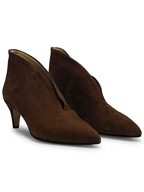 Tronchetto in camoscio sigaro | L'Arianna TR2426 | Made in Italy L'Arianna | EC2426101S