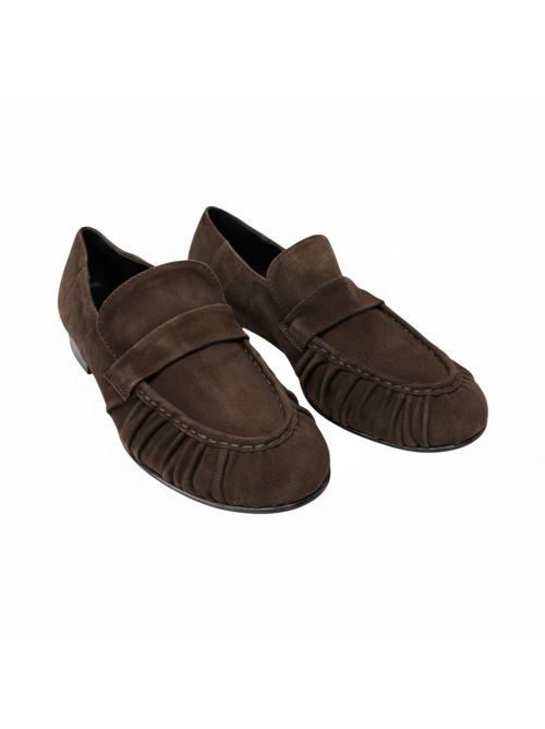 Mocassino in camoscio testa di moro | L'Arianna MO2599 | Made in Italy L'Arianna | EC2599012