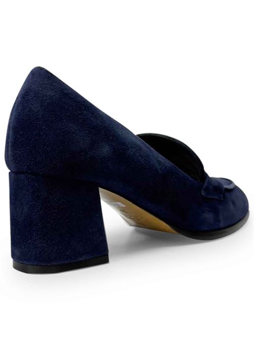 Mocassino in camoscio blu | L'Arianna MO2600 | Made in Italy L'Arianna | EC2600002