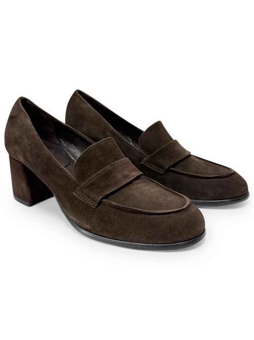 Mocassino in camoscio testa di moro | L'Arianna MO2600 | Made in Italy L'Arianna | EC2600012