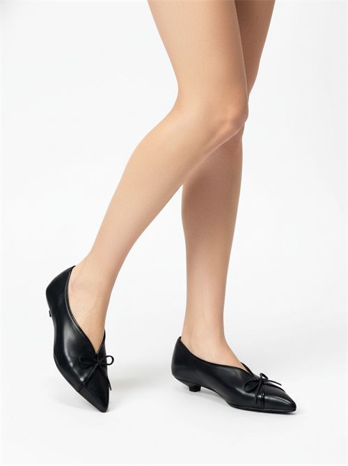 Décolleté in pelle oceano | L'Arianna DE2604/RT | Made in Italy L'Arianna | EC2604/RT002N