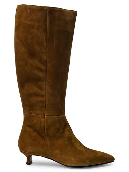 Stivale in camoscio tabacco | L'Arianna ST2609/RT | Made in Italy L'Arianna | EC2609/RT101