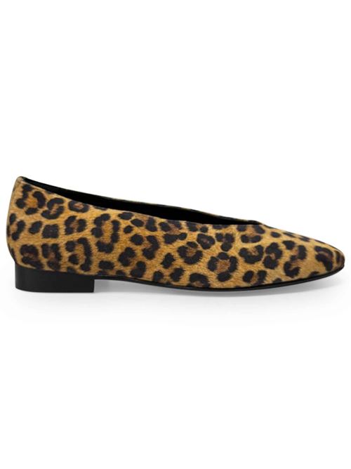 Ballerina in pelle effetto leopardo | L'Arianna BL2617 | Made in Italy L'Arianna | EC2617101