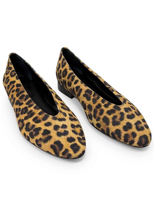 Ballerina in pelle effetto leopardo | L'Arianna BL2617 | Made in Italy L'Arianna | EC2617101