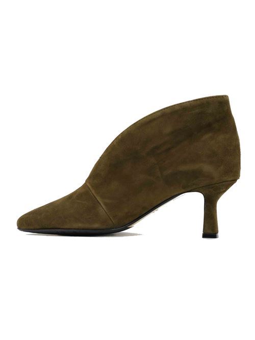 Tronchetto in camoscio miltitare | L'Arianna TR8006/RT | Made in Italy L'Arianna | EC8006/RT005