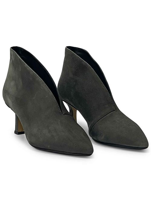 Tronchetto in camoscio grigio fumo | L'Arianna TR8006/RT | Made in Italy L'Arianna | EC8006/RT022