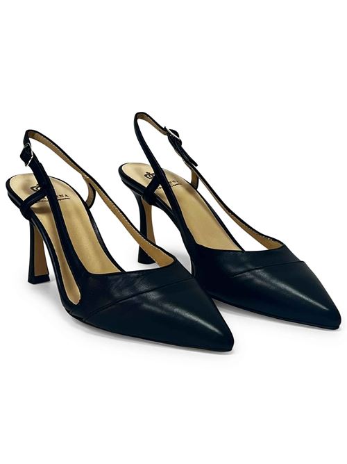 Decollete slingback ch1605/rt donna in pellenera tacco alto l'arianna L'Arianna | EC1605/RT001
