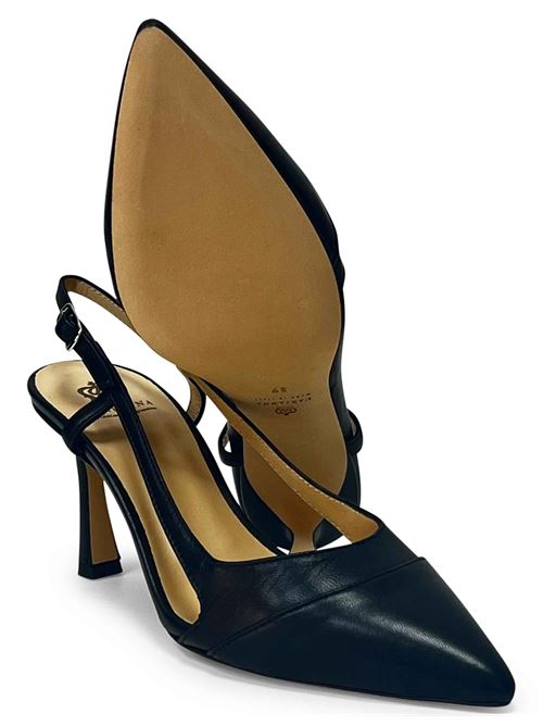 Decollete slingback ch1605/rt donna in pellenera tacco alto l'arianna L'Arianna | EC1605/RT001