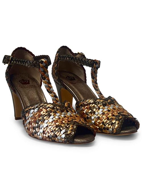 decollete spuntata sp1771 in pelle intrecciata l'arianna L'Arianna | EC1771/C018