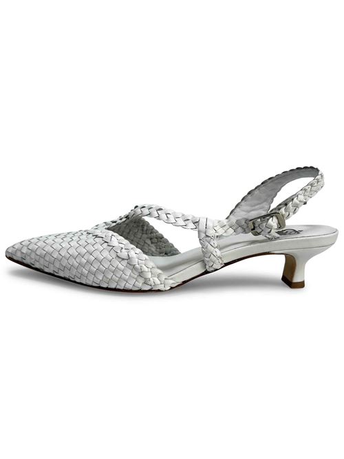 decollete slingback ch2568/rt intreccio bianco l'arianna L'Arianna | EC2568/RT100