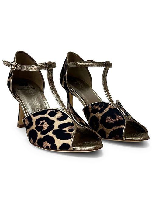 Décolleté in raso leopardato | L'Arianna SP1612/RT | Made in Italy L'Arianna | EC1612/RT000