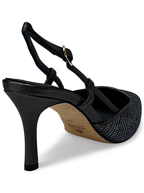 Slingback in glitter moon asfalto | L'Arianna CH1725 | Made in Italy L'Arianna | EC1725MOON001