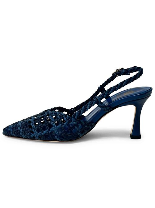 Décolleté slingback intreccio Multi Jeans | L'Arianna CH1767/RT | Made in Italy L'Arianna | EC1767/RT000