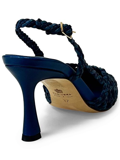 Décolleté slingback intreccio Multi Jeans | L'Arianna CH1767/RT | Made in Italy L'Arianna | EC1767/RT000