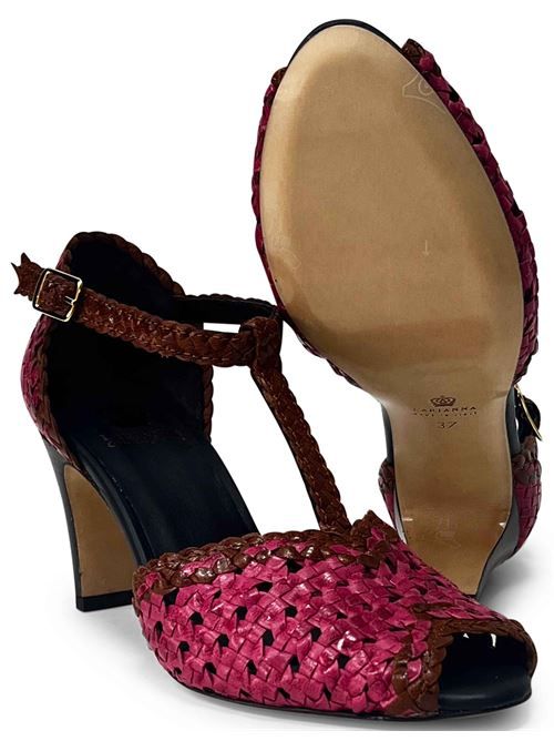 Décolleté spuntata intrecciata | L'Arianna SP1771/C | Made in Italy L'Arianna | EC1771/CFUCSIA053