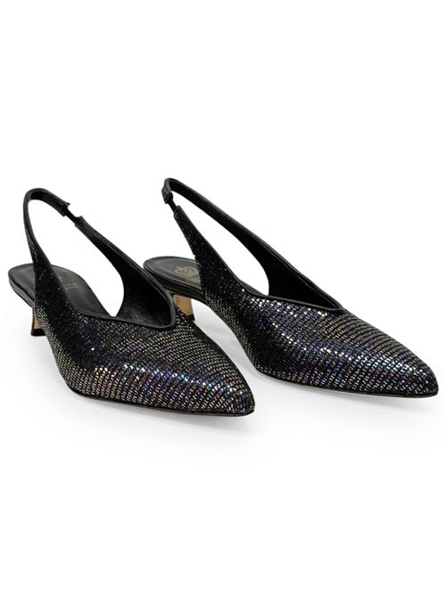 Décolleté slingback in moon prugna | L'Arianna CH2529/RT | Made in Italy L'Arianna | EC2529/RTMOON002