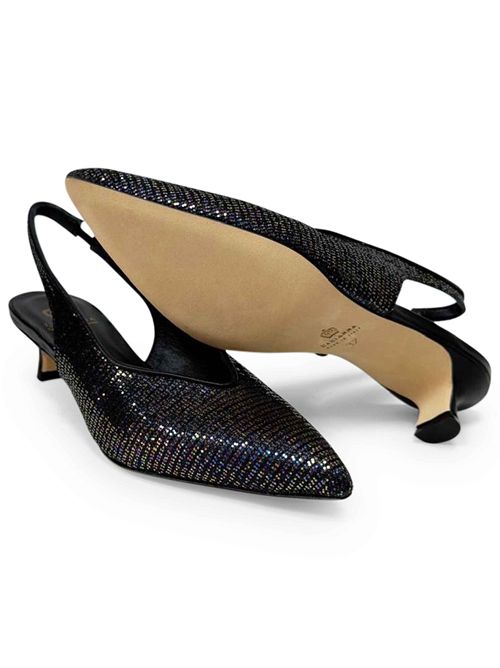 Décolleté slingback in moon prugna | L'Arianna CH2529/RT | Made in Italy L'Arianna | EC2529/RTMOON002