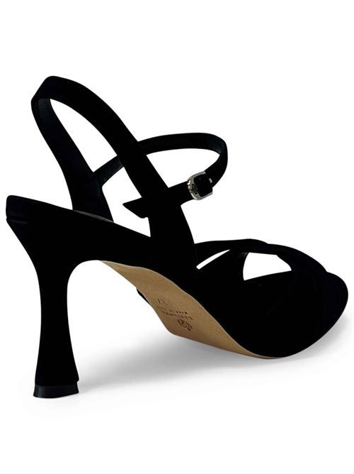 Sandali in camoscio nero | L'Arianna DS2541/RT | Made in Italy L'Arianna | EC2541/RTNERO001