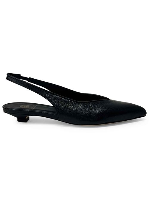 Décolleté slingback laminato Nero | L'Arianna CH2550/RT | Made in Italy L'Arianna | EC2550/RT001
