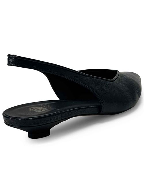 Décolleté slingback laminato Nero | L'Arianna CH2550/RT | Made in Italy L'Arianna | EC2550/RT001