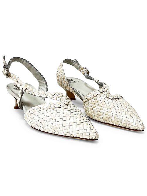 Décolleté slingback intreccio Salt e Milk | L'Arianna CH2568/RT | Made in Italy L'Arianna | EC2568/RT001