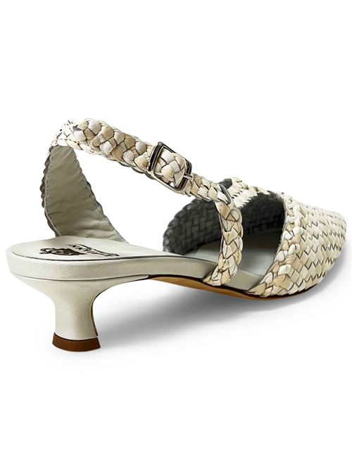 Décolleté slingback intreccio Salt e Milk | L'Arianna CH2568/RT | Made in Italy L'Arianna | EC2568/RT001