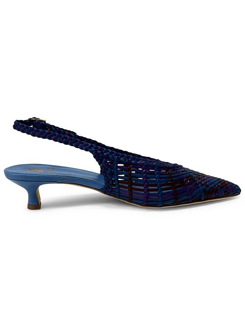 Décolleté slingback in pelle intrecciata Purple & Jeans | L'arianna CH2657/RT | Made in Italy L'Arianna | EC2657/RT002