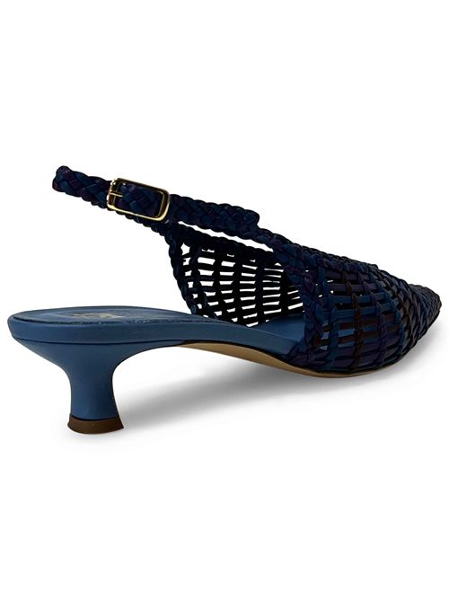 Décolleté slingback in pelle intrecciata Purple & Jeans | L'arianna CH2657/RT | Made in Italy L'Arianna | EC2657/RT002