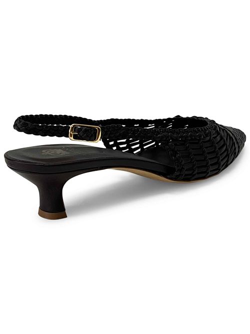 Décolleté slingback intreccio Caffè | L'Arianna CH2657/RT | Made in Italy L'Arianna | EC2657/RT013