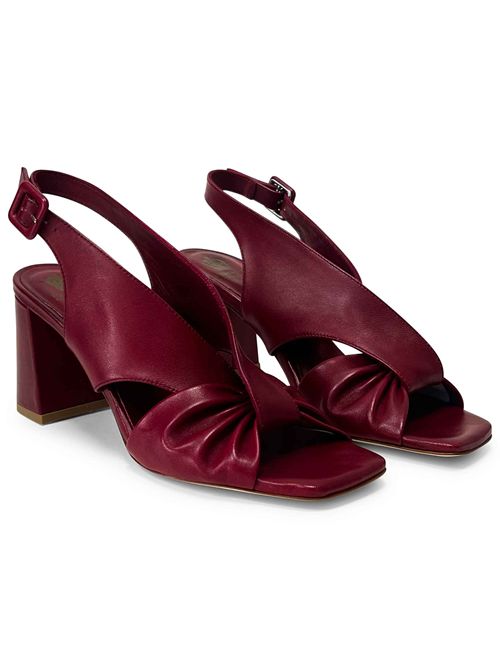Sandali in pelle Berlino Rosso Ancora | L'Arianna DS2674/G | Made in Italy L'Arianna | EC2674/G053