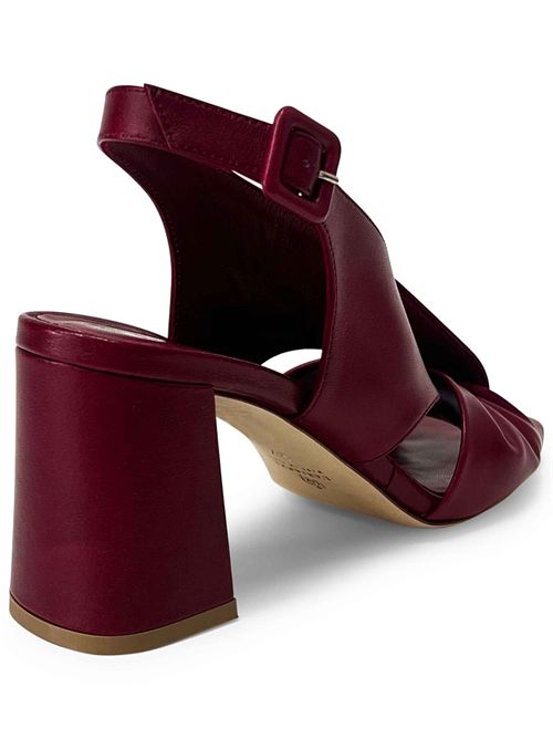 Sandali in pelle Berlino Rosso Ancora | L'Arianna DS2674/G | Made in Italy L'Arianna | EC2674/G053