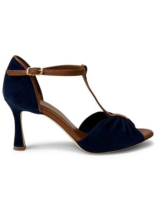 Tanghera in camoscio Abysso e Cuoio | L'arianna TG2690/RT | Made in Italy L'Arianna | EC2690/RT002