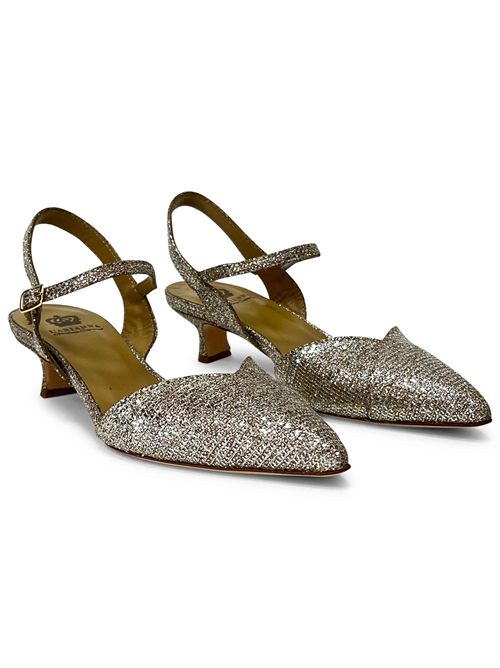 Décolleté con cinturino alla caviglia Moon Platino | L'Arianna CH2703/RT | Made in Italy L'Arianna | EC2703/RT602