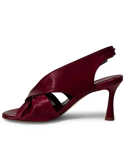 Sandali in pelle Berlino Rosso Ancora | L'Arianna DS2707/RT | Made in Italy L'Arianna | EC2707/RT053
