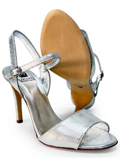 Sandali in pelle cosmo argento | L'Arianna DS7053 | Made in Italy L'Arianna | EC7053ARGENTO604