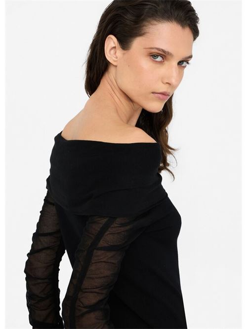 Maglia nera LIU JO | CF5033 MS99E22222