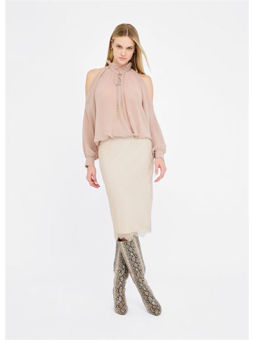 Blusa cipria