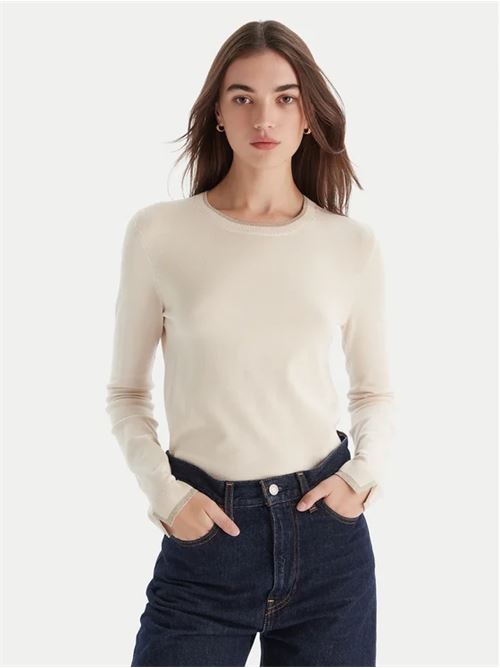 Maglia naturale LIU JO | MF5226 MS49I20304