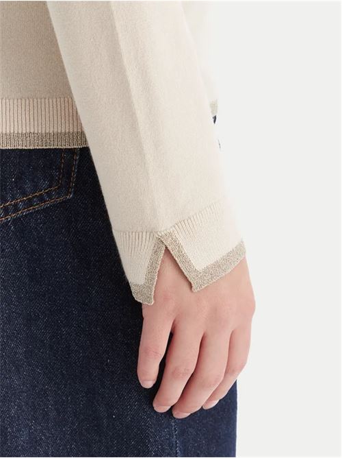 Maglia naturale LIU JO | MF5226 MS49I20304